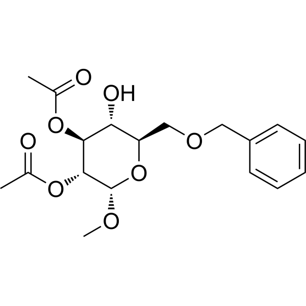 α-D-Glucopyranoside,methyl 6-O-(phenylmethyl),2,3-diacetate 162284-50-6